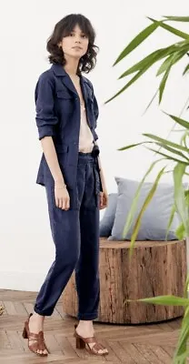 Zara Linen Blend Safari Jacket S • $75
