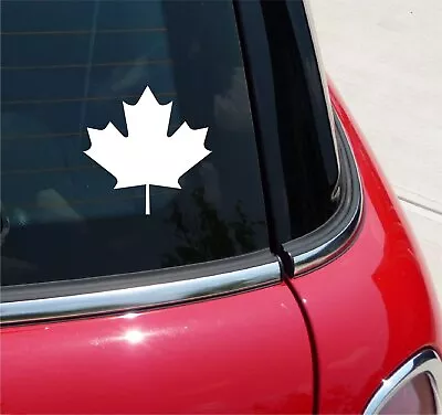 Maple Leaf Canada Tree Syrup Decal Sticker Funny Car Truck • $3.48