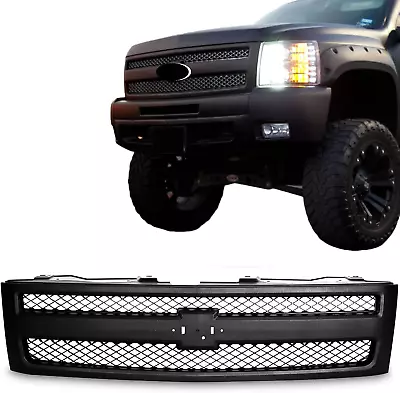 New Parts Front Black Grille Grill Compatible With 2007-2013 Chevrolet Silverado • $161.99