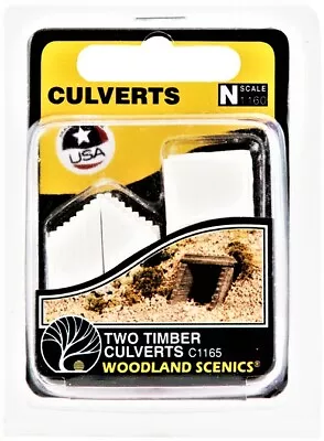N Scale Woodland Scenics C1165 Timber Culvert Culvert • $8.49