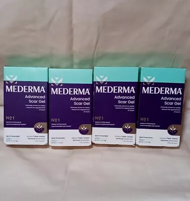 (4) Mederma Advanced Scar Gel 0.7 Oz Skin Protectant Reduces Scars 8/24 To 4/26 • $49.95