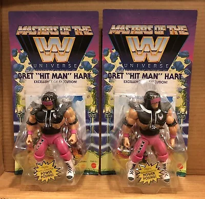 Mattel 2021 MOTU Masters Of The WWE Universe Wave 7 Bret  Hit Man  Hart Figure • $32.50