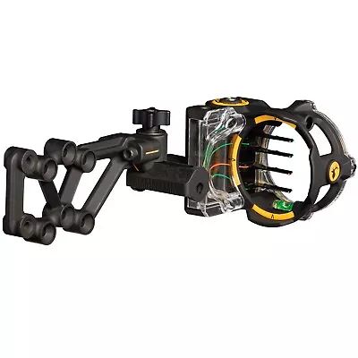 Trophy Ridge Sight React H4 4 Pin .019 Bow Sight W/ Sight Light Left Hand 29952 • $99.99