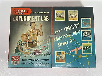 VTG Gilbert Chemistry Science Experiment Lab 12045 Gatefold Space-age 1950s • $145