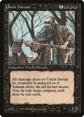 Uncle Istvan The Dark NM Black Uncommon MAGIC THE GATHERING MTG CARD ABUGames • $3.15