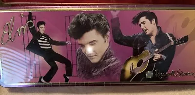Vintage Elvis Presley Russell Stover Purple Tin Metal Collectible SEALED • $19.98