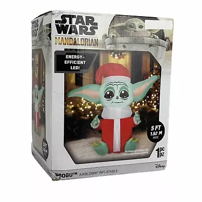 Disney Star Wars The Mandalorian Inflatable Gemmy Christmas Yard Decor 5' NEW • $44.33