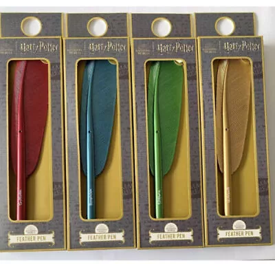 Harry Potter Feather Pen Hogwarts Gryffindor Ravenclaw Slytherin Hufflepuff New • $7.45