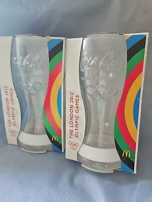 2012 London Olympic Games Coca-Cola McDonalds Commemorative Glass New In Box • $25