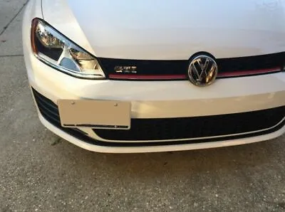 Front Tow Hook License Plate Mount Bracket Tag For Volkswagen Golf GTI 2010-2014 • $29.95