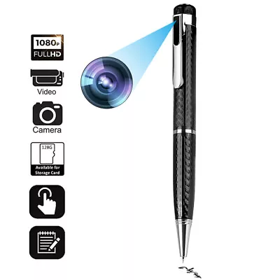 Mini Hidden Camera HD 1080P Portable Pen Camcorder Video Recorder Audio Record • $20.89