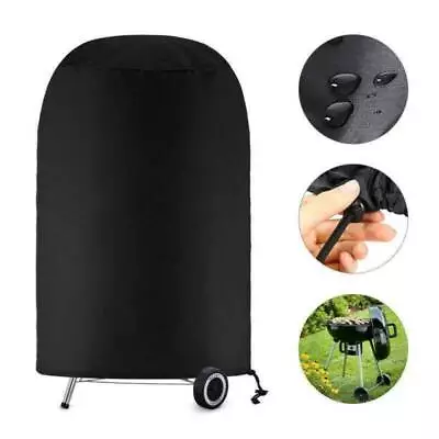 Round BBQ Grill Cover Kettle Grill Grill Cover Gas Grill Dust Protection 78cm • $19.95