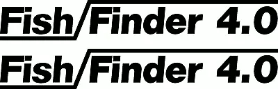Quintrex Fish Finder 4.0 Fishing Boat Sticker Decal Marine Set Of 2 • $25
