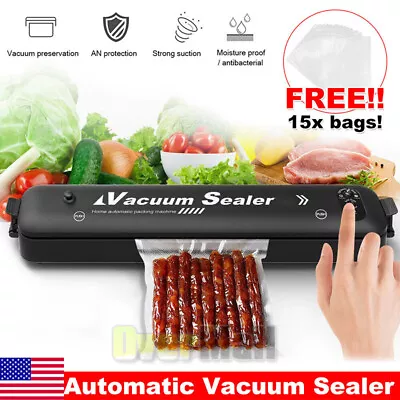 $29.79 • Buy Commercial Vacuum Sealer System Food Storage Packing Sealing Machine W/ Free Bag