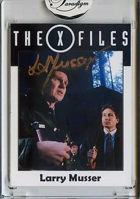 -The X-FILES- Larry Musser Signed/Autograph/Auto Certified TV Trading Card • $19.99