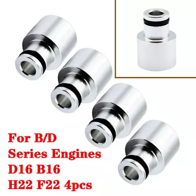 4x For B/D Series Engines D16 B16 H22 F22 RDX FUEL INJECTOR TOP HAT ADAPTERS • $7.59