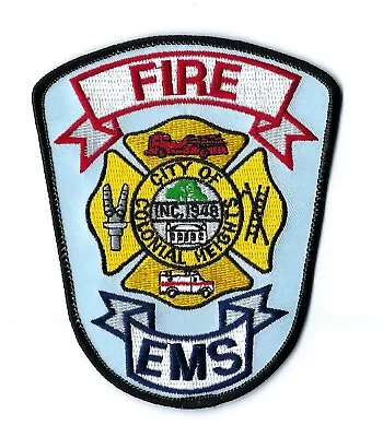 $4.99 • Buy *Vintage* Colonial Heights VA Virginia Fire & EMS Dept. Patch - NEW!