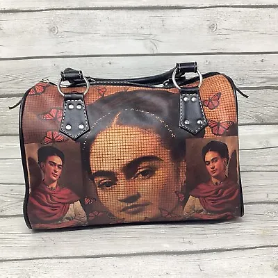 Frida Kahlo Bag Handbag 100% Mexican Art Purse Hecho En Mexico • $50.97