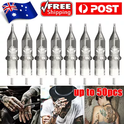 10/20/50PCS Disposable Tattoo Needle Cartridges Sterilized Round Liners Shaders • $45.02