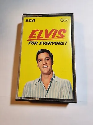 Elvis Presley Cassette Tape Elvis For Everyone 1965 RCA PK-1078 VG+/EX CS15 • $15