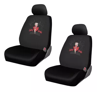 $58.99 • Buy Auto Universal Fit Betty Boop Skyline Car Truck Front Low Back Seat Covers