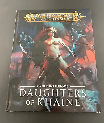 Warhammer: Age Of Sigmar | Order Battletome: Daughters Of Khaine 2018 Hardcover • £9.99