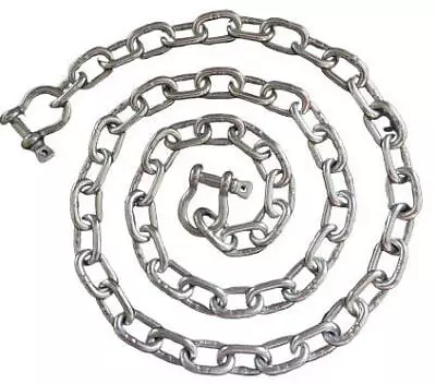 Stainless Steel 316 Anchor Chain 5.5mm Or 3/16  By 6' Long Shackles • $39.55