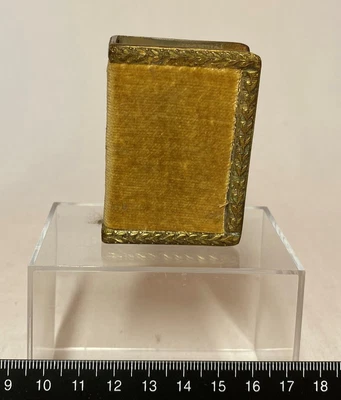 £3.50 • Buy Vintage Metal (Brass?) And Velvet (?) Match Box Cover Holder