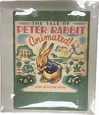 Vintage 1949 The Tale Of Peter Rabbit Animated! Book • $19.99