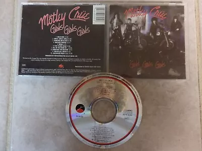 Motley Crue Girls Girls Girls CD Hard Rock Heavy Metal Hair Metal Rare • $0.99