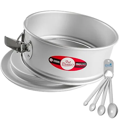 Fat Daddio's Springform Pan 10  X 3  With A Lumintrail Measuring Spoon Set • $27.99