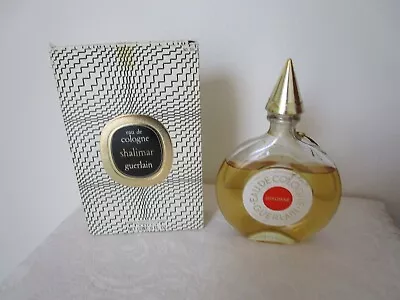 VTG Shalimar Guerlain Women's Perfume 6 Oz Eau De Cologne Sealed Bottle NIB • $180