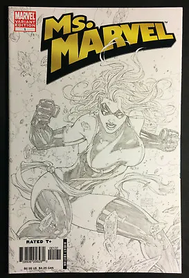 Ms Marvel 1 Variant Sketch Michael Turner V 2 Avengers Captain Spider Woman Man • $95
