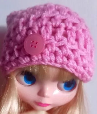 Beautiful Pink Hat For Blythe Or Tangkou Doll. Accessories. Hat.clothes • £4.99