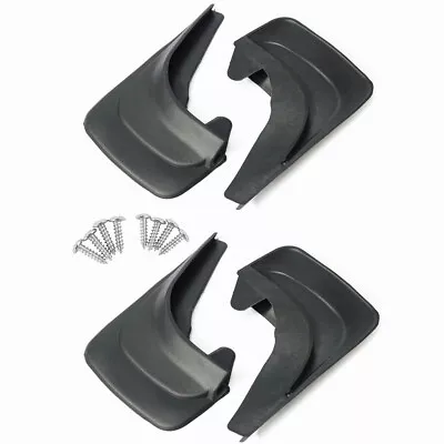 Car Van Accessories Molded Splash Guards Mud Flaps 4Pcs Front Rear Kit Universal • $45.81