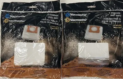 $22 • Buy Vacmaster 4-5 Gallons Dry Vacuum Dust Bags-fits Most Shop Vacs- 3 In A Bag- (2)