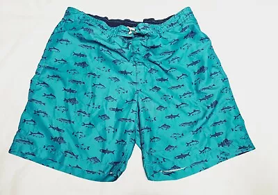 Merona Fish Print Swim Trunks XL • $5.75