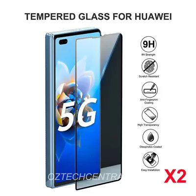 2X Huawei Nova 11 9 8 7 5 4 P50 40 30 Full Cover Tempered Glass Screen Protector • $5.99