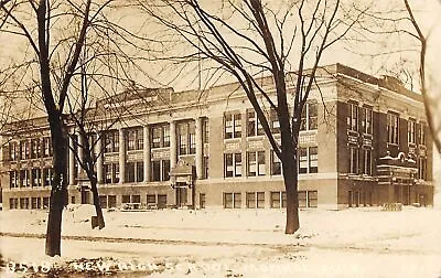 $25.49 • Buy MONROE Michigan Postcard Monroe County RPPC High School Pesha Photo 8518