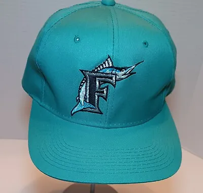 Florida Marlins Baseball Hat Snapback Official MLB G Cap Embroidered Turquoise • $14.99