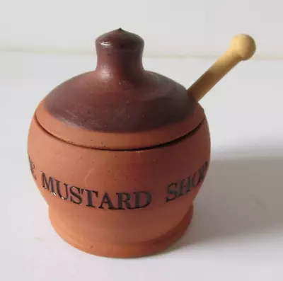 The Mustard Shop Norwich Clay Pot With Spoon • £15