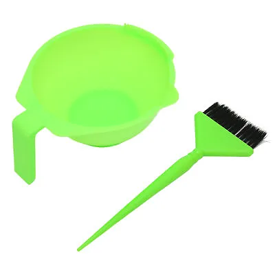 Hair Dye Brush Bowl Set Hair Coloring Brush Mixing Bowl Kit DIY Salon Tool GSA • £5.29