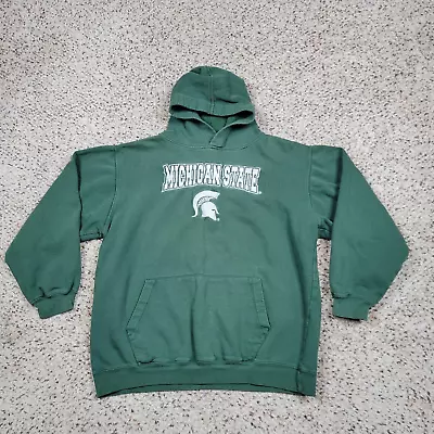 Michigan State Spartans Hoodie Women Medium Sweatshirt Football Adidas Sweater * • $19.95