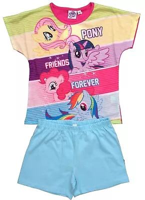 Girls Pyjamas My Little Pony Short Summer Pyjamas Age 3-4 Years • £5.50