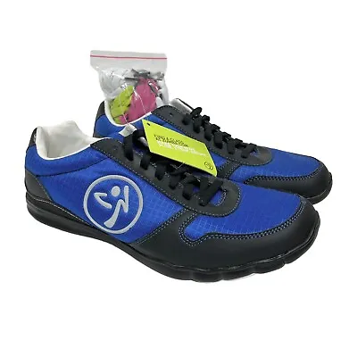 ZUMBA Shoes Womens Dance Fitness Exercise Workout Athletic 131301 Blue Size 11 • £25.64