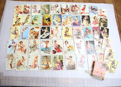 Gil Elvgren 52 American Beauties Pin-Up Girls Vintage Playing Card Set Risqué • $99.99