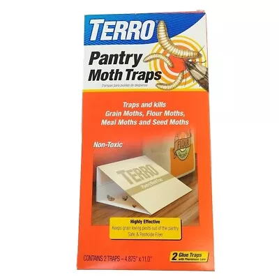 Terro Glue Pantry Moth Trap Bug (2-Pack) Kitchen T2900 Terro T2900 070923029006  • $9.99