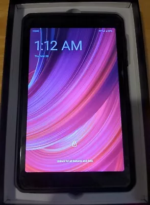 BLU M8L 2022 8  Android Tablet W Sim Card W 1 Yr Of T-Mobile 4G LTE Cell Service • $65