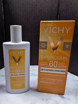 Vichy Capital Soleil Ultra Lightweight Tinted Mineral Sunscreen SPF 60 1.52oz • $14.99