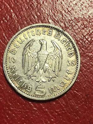 1935-A 5 Mark Third Reich Germany Please Check Out Our Inventory • $14.99